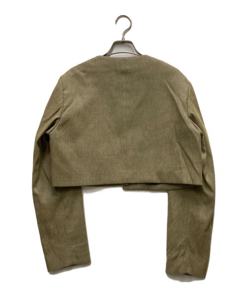 6(ROKU) BEAUTY&YOUTH（ロク ビューティーアンドユース）6(ROKU) BEAUTY&YOUTH (ロク ビューティーアンドユース) ショートジャケット ベージュ サイズ:36の古着・服飾アイテム