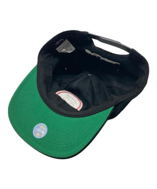 stussy（ステューシー）stussy (ステューシー) Electric dot cap ブラックの古着・服飾アイテム