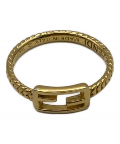 中古・古着通販】FENDI (フェンディ) FFバゲットリング ゴールド