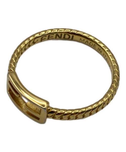 FENDI（フェンディ）FENDI (フェンディ) FFバゲットリング ゴールド サイズ:SIZE S(11号相当)の古着・服飾アイテム