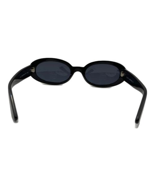 GUCCI（グッチ）GUCCI (グッチ) オーバルサングラス ブラック サイズ:51□20の古着・服飾アイテム