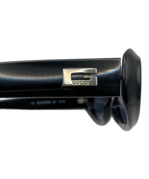 GUCCI（グッチ）GUCCI (グッチ) オーバルサングラス ブラック サイズ:51□20の古着・服飾アイテム