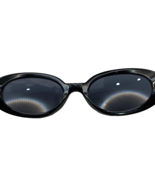 GUCCI（グッチ）GUCCI (グッチ) オーバルサングラス ブラック サイズ:51□20の古着・服飾アイテム