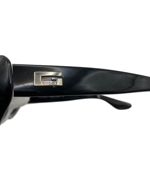 GUCCI（グッチ）GUCCI (グッチ) オーバルサングラス ブラック サイズ:51□20の古着・服飾アイテム