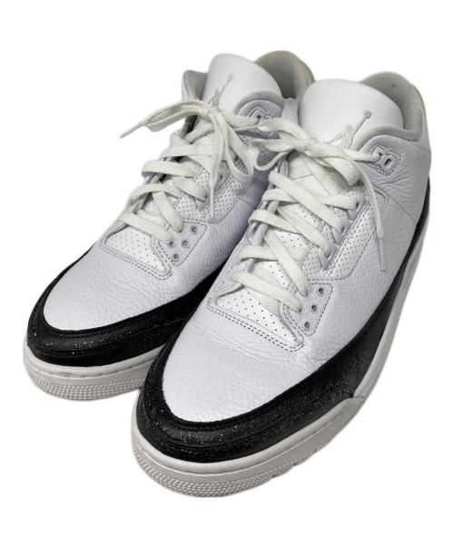 NIKE（ナイキ）NIKE (ナイキ) FRAGMENT DESIGN (フラグメントデザイン) Air Jordan 3 ホワイト サイズ:US 11の古着・服飾アイテム
