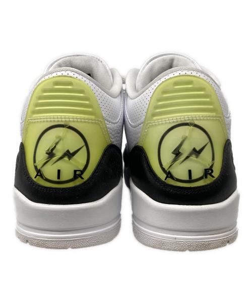NIKE（ナイキ）NIKE (ナイキ) FRAGMENT DESIGN (フラグメントデザイン) Air Jordan 3 ホワイト サイズ:US 11の古着・服飾アイテム