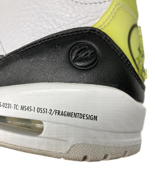 NIKE（ナイキ）NIKE (ナイキ) FRAGMENT DESIGN (フラグメントデザイン) Air Jordan 3 ホワイト サイズ:US 11の古着・服飾アイテム