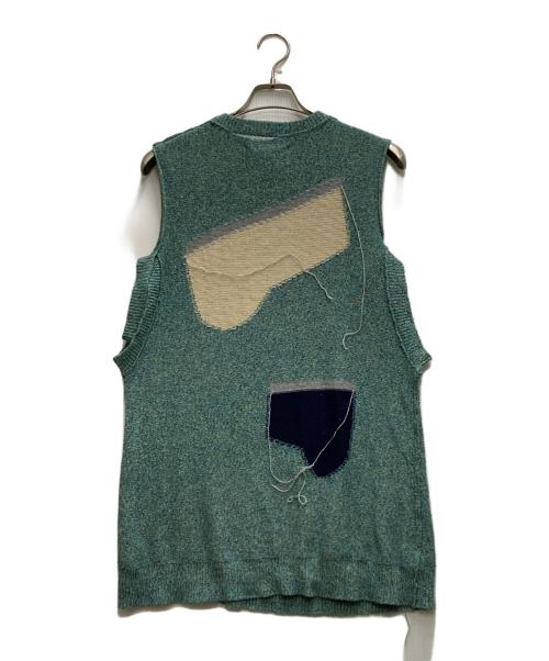kotohayokozawa（コトハヨコザワ）kotohayokozawa (コトハヨコザワ) スリーブレスニット ブルー サイズ:freeの古着・服飾アイテム