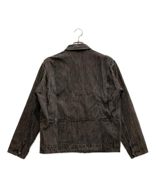 GOODENOUGH（グッドグリーフ）GOOD ENOUGH (グッドイナフ) ヒッコリージップジャケット ブラック サイズ:Mの古着・服飾アイテム