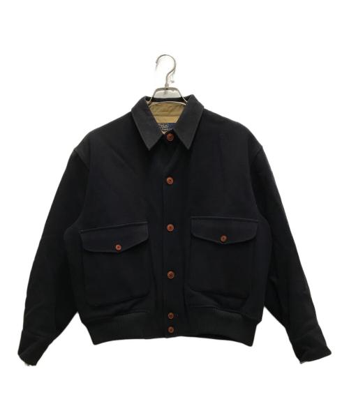 RALPH LAUREN（ラルフローレン）RALPH LAUREN (ラルフローレン) 90sA-2 タイプ ウールジャケット ネイビー サイズ:Lの古着・服飾アイテム