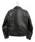 WACKO MARIA (ワコマリア) カウレザーダブルライダースジャケット ブラック サイズ:S：40000円