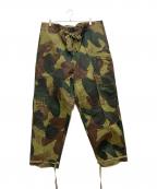 belguim armyベルギー軍）の古着「50`Sブラッシュストロークカモパンツ」｜オリーブ