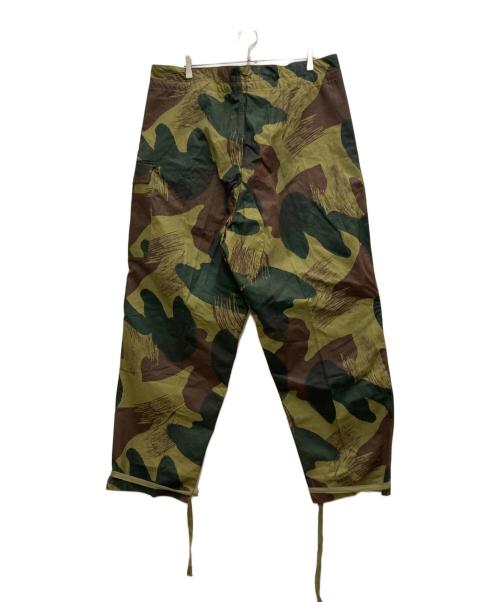 belguim army（ベルギー軍）belguim army (ベルギー軍) 50`Sブラッシュストロークカモパンツ オリーブ サイズ:7の古着・服飾アイテム