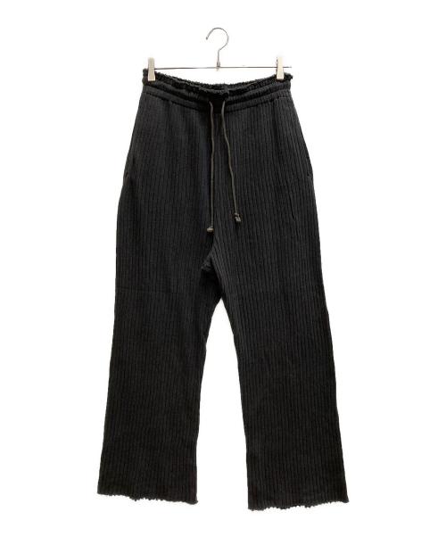 refomed（リフォメッド）refomed (リフォメッド) イージー リブ ニット パンツ グレー サイズ:2の古着・服飾アイテム