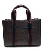 COACHコーチ）の古着「2wayシグネチャーバッグ」｜ブラウン