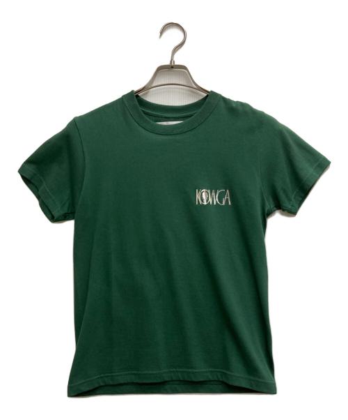 KOWGA（コウガ）KOWGA (コウガ) バックプリントTee グリーン サイズ:XSの古着・服飾アイテム