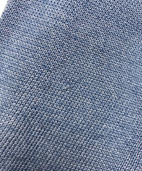 YOHJI YAMAMOTO（ヨウジヤマモト）YOHJI YAMAMOTO (ヨウジヤマモト) インディゴ染めコットンニット ブルー サイズ:2の古着・服飾アイテム