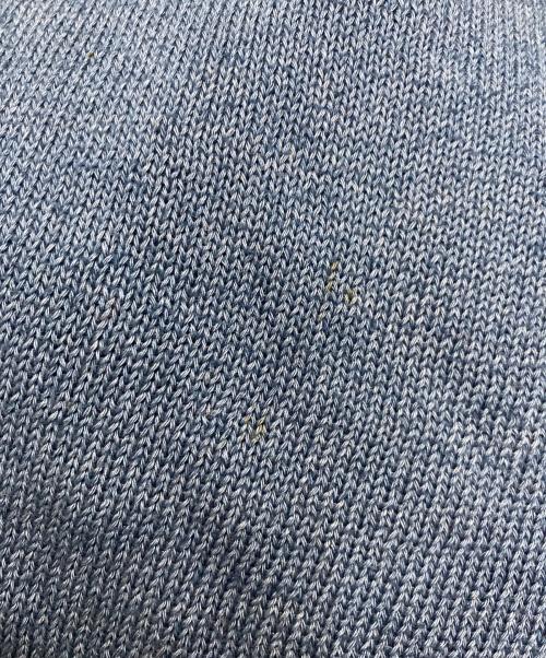 YOHJI YAMAMOTO（ヨウジヤマモト）YOHJI YAMAMOTO (ヨウジヤマモト) インディゴ染めコットンニット ブルー サイズ:2の古着・服飾アイテム
