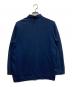 HERMES (エルメス) シルクスカーフ切替ニットシャツ ネイビー サイズ:S：24000円