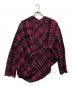 tricot COMME des GARCONS（トリココムデギャルソン）の古着「ウール縮絨変形ジャケット」｜ピンク