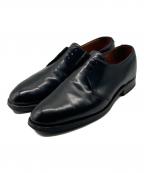 Crockett & Jones×PAUL SMITHクロケット＆ジョーンズ×ポールスミス）の古着「別注プレーントゥシューズ」｜ブラック