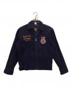 NATIONAL FFAナショナルエフエフエー）の古着「90's ファーマーズジャケット」｜ネイビー