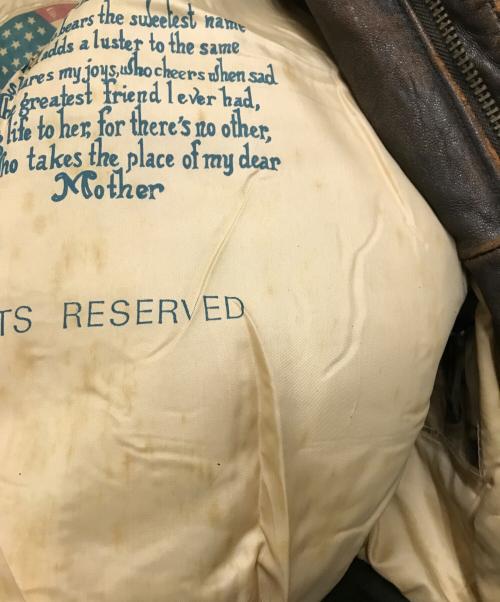 AVIREX（アヴィレックス）AVIREX (アヴィレックス) A-2 レザーフライトジャケット ブラウン サイズ:Sの古着・服飾アイテム