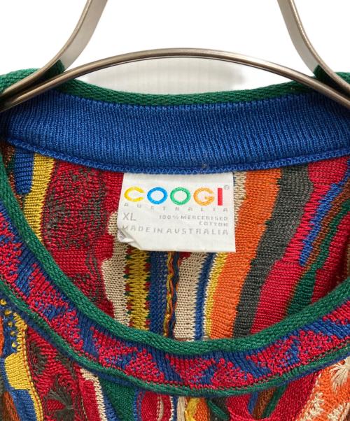 Coogi（クージー）Coogi (クージー) 3Dケーブルニット マルチカラー サイズ:XLの古着・服飾アイテム