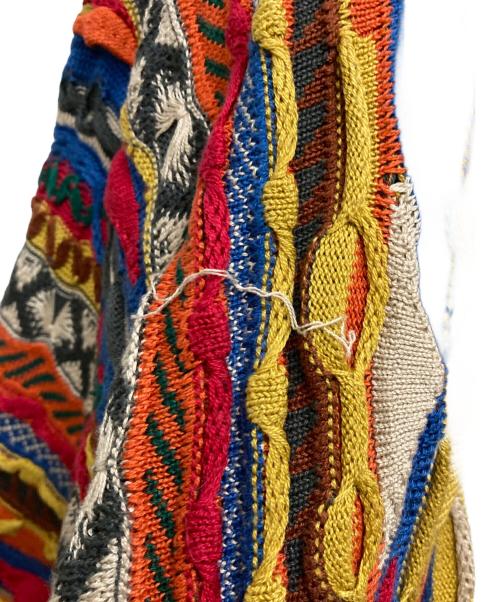 Coogi（クージー）Coogi (クージー) 3Dケーブルニット マルチカラー サイズ:XLの古着・服飾アイテム