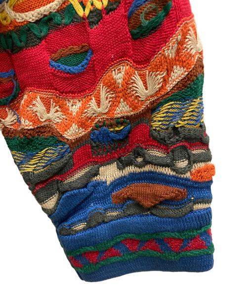 Coogi（クージー）Coogi (クージー) 3Dケーブルニット マルチカラー サイズ:XLの古着・服飾アイテム