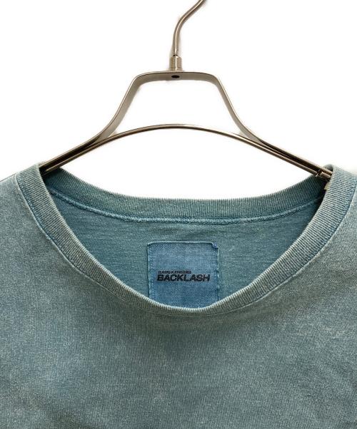 ISAMU KATAYAMA BACKLASH（イサムカタヤマ・バックラッシュ）ISAMU KATAYAMA BACKLASH (イサムカタヤマ・バックラッシュ) VINTAGE-PROCESSING JERSEY H/S TOPS グリーン サイズ:FREEの古着・服飾アイテム
