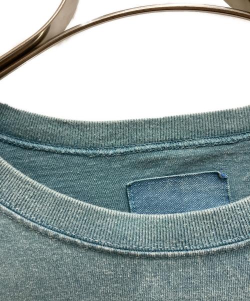 ISAMU KATAYAMA BACKLASH（イサムカタヤマ・バックラッシュ）ISAMU KATAYAMA BACKLASH (イサムカタヤマ・バックラッシュ) VINTAGE-PROCESSING JERSEY H/S TOPS グリーン サイズ:FREEの古着・服飾アイテム