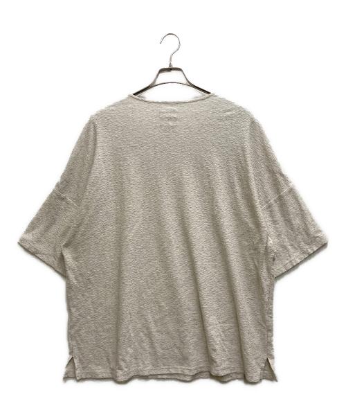 ISAMU KATAYAMA BACKLASH（イサムカタヤマ・バックラッシュ）ISAMU KATAYAMA BACKLASH (イサムカタヤマ・バックラッシュ) Random Pile Fabric Cut & Swen ホワイト サイズ:Lの古着・服飾アイテム