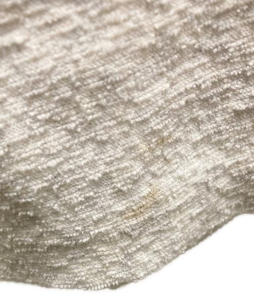 ISAMU KATAYAMA BACKLASH（イサムカタヤマ・バックラッシュ）ISAMU KATAYAMA BACKLASH (イサムカタヤマ・バックラッシュ) Random Pile Fabric Cut & Swen ホワイト サイズ:Lの古着・服飾アイテム