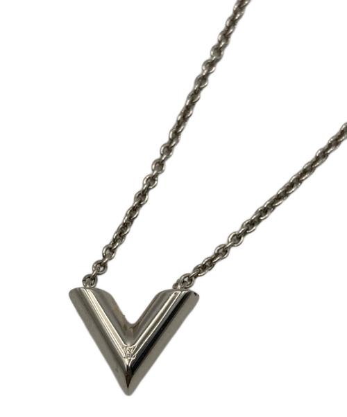 LOUIS VUITTON（ルイ ヴィトン）LOUIS VUITTON (ルイ ヴィトン) エセンシャルVネックレス シルバーの古着・服飾アイテム