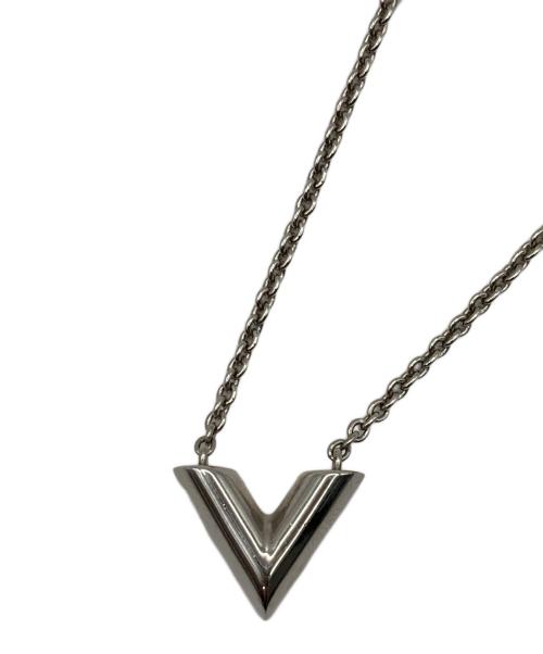 LOUIS VUITTON（ルイ ヴィトン）LOUIS VUITTON (ルイ ヴィトン) エセンシャルVネックレス シルバーの古着・服飾アイテム
