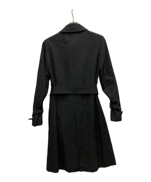 yohji yamamoto+noir（ヨウジヤマモトプリュスノアール）yohji yamamoto+noir (ヨウジヤマモトプリュスノアール) トレンチコート ブラック サイズ:2の古着・服飾アイテム