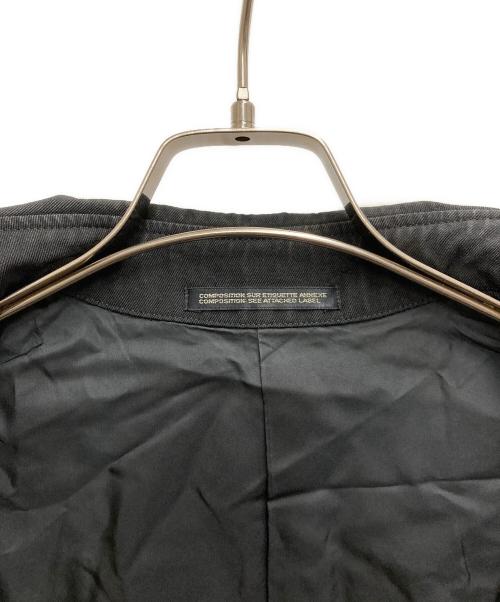 yohji yamamoto+noir（ヨウジヤマモトプリュスノアール）yohji yamamoto+noir (ヨウジヤマモトプリュスノアール) トレンチコート ブラック サイズ:2の古着・服飾アイテム