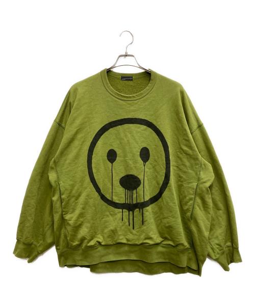 LAD MUSICIAN（ラッドミュージシャン）LAD MUSICIAN (ラッドミュージシャン) CREW NECK PULLOVER SWEAT グリーン サイズ:46の古着・服飾アイテム