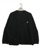 LAD MUSICIANラッドミュージシャン）の古着「モヘア混カーディガン」｜ブラック