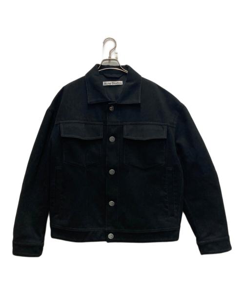 Acne studios（アクネ ストゥディオス）ACNE STUDIOS (アクネ ストゥディオス) オーバーサイズ コットン ジャケット ブラック サイズ:48の古着・服飾アイテム