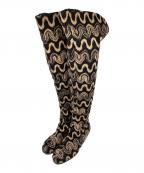 missoniミッソーニ）の古着「幾何学ブーツ」｜ブラック