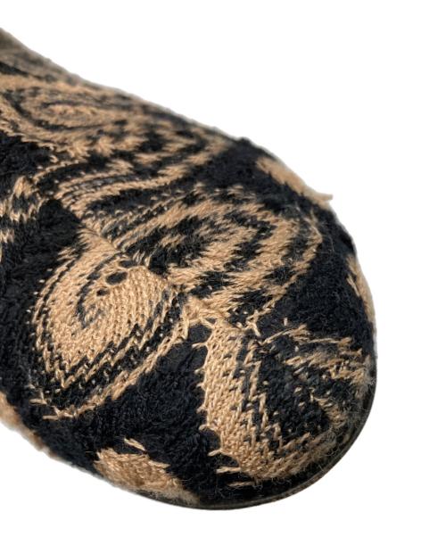 missoni（ミッソーニ）MISSONI (ミッソーニ) 幾何学ブーツ ブラック サイズ:36の古着・服飾アイテム