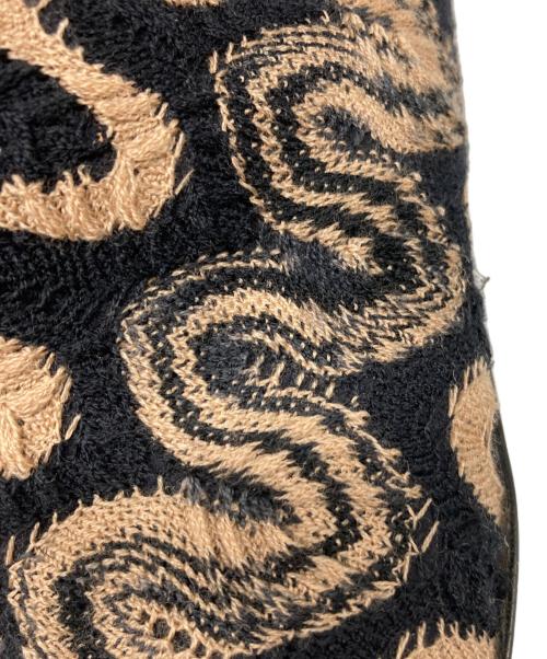 missoni（ミッソーニ）MISSONI (ミッソーニ) 幾何学ブーツ ブラック サイズ:36の古着・服飾アイテム
