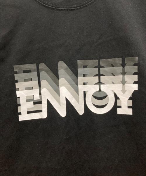 The Ennoy Professional（ザ エンノイ プロフェッショナル）THE ENNOY PROFESSIONAL (ザ エンノイ プロフェッショナル) ELECTRIC LOGO GRADATION SS TEE ブラック サイズ:Lの古着・服飾アイテム