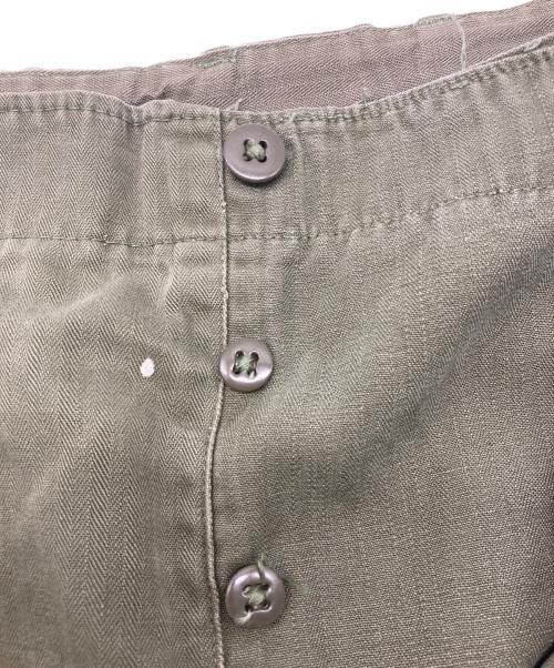 US ARMY（ユーエスアーミー）US ARMY (ユーエスアーミー) 40s Ｍ-43 HBT カーゴパンツ オリーブ サイズ:W30L33の古着・服飾アイテム