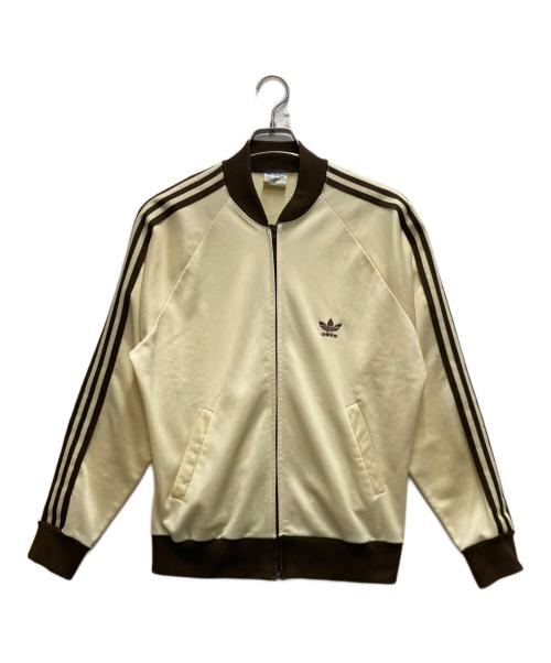 adidas（アディダス）adidas (アディダス) 70sATPトラックジャケット ブラウン×ベージュ サイズ:Mの古着・服飾アイテム