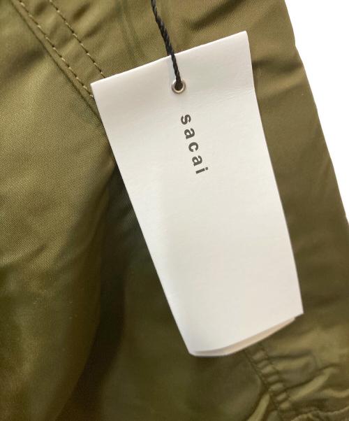 sacai（サカイ）sacai (サカイ) Nylon Twill x Rip Stop Jacket オリーブ サイズ:1の古着・服飾アイテム