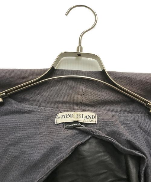 STONE ISLAND（ストーンアイランド）STONE ISLAND (ストーンアイランド) 00'sナイロンフーデットパーカー ネイビー サイズ:Lの古着・服飾アイテム