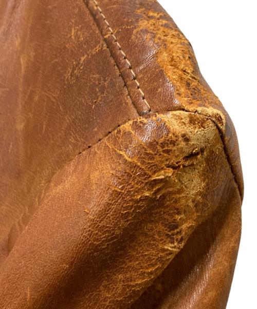 Natural Comfort（ナチュラルコンフォート）Natural Comfort (ナチュラルコンフォート) 70'sレザージャケット ブラウン サイズ:38の古着・服飾アイテム